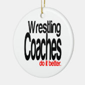 Wrestling Coaches machen es besser Keramikornament (Links)