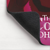 Wrestling dank Coach Silhouette Red Mousepad (Ecke)