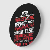 Wrestling darüber, besser zu sein als früher große wanduhr (Winkel)