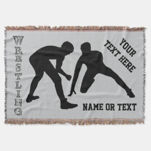 Wrestling-Decke mit Ihren FARBEN und Ihrem TEXT Decke