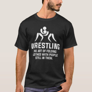 Wrestling definiert die Art der Faltenkleidung T-Shirt