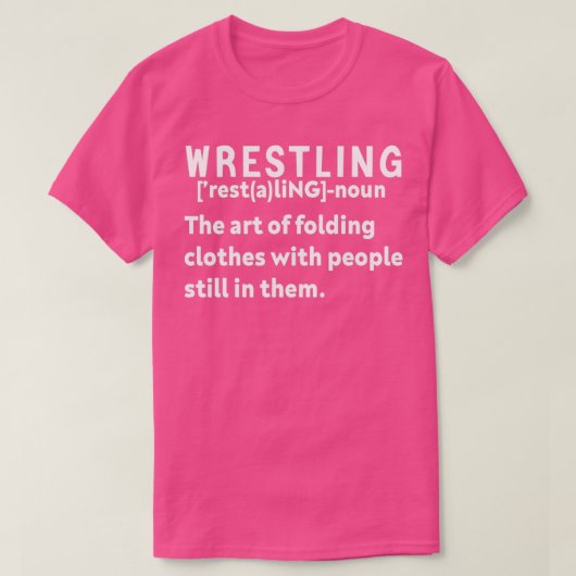 Wrestling-Definition T-Shirt (Design vorne)