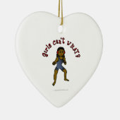 Wrestling der dunklen Frauen Keramik Ornament (Rechts)