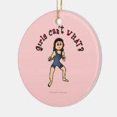 Wrestling der leichten Frauen Keramik Ornament (Links)