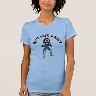 Wrestling der leichten Frauen T-Shirt