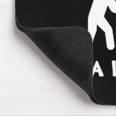 Wrestling Dont Be A Lady Be A Legend Mousepad (Ecke)