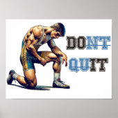 Wrestling - DOnt quIT Poster (Vorne)