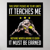 Wrestling drängt mich zu meinen Grenzen, die es mi Poster (Vorne)