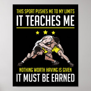 Wrestling drängt mich zu meinen Grenzen, die es mi Poster