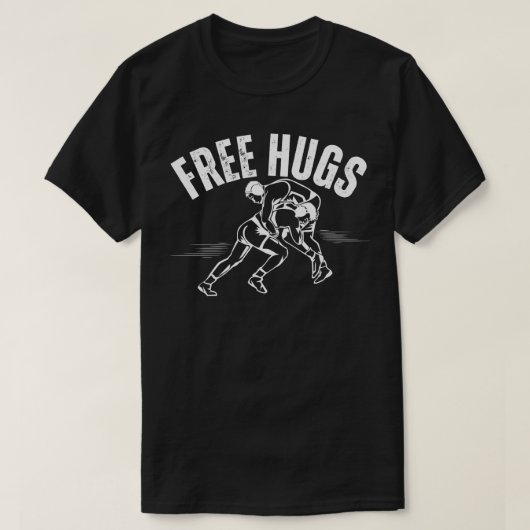 Wrestling Free Hugs T-Shirt (Design vorne)