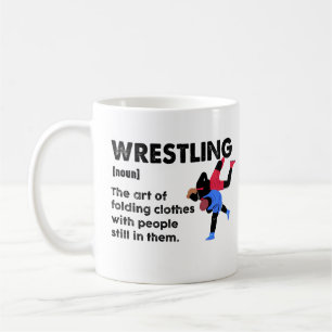 Wrestling Funny Dictionary Definition Wrestler Kaffeetasse
