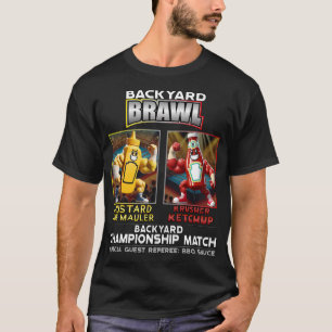 Wrestling für die Zustand der Backyard Brawl T-Shirt