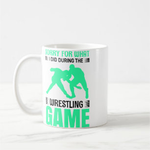 Wrestling Game Apology T-Shirt Kaffeetasse