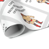 Wrestling Geschenkpapier (Rolleneckpunkt)