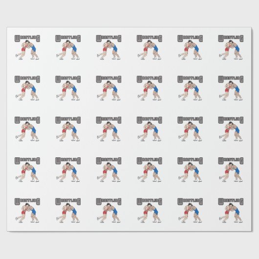 WRESTLING GESCHENKPAPIER (Flach)