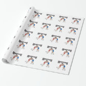 WRESTLING GESCHENKPAPIER (Ungerollt)