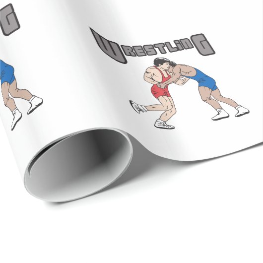 WRESTLING GESCHENKPAPIER (Rolleneckpunkt)