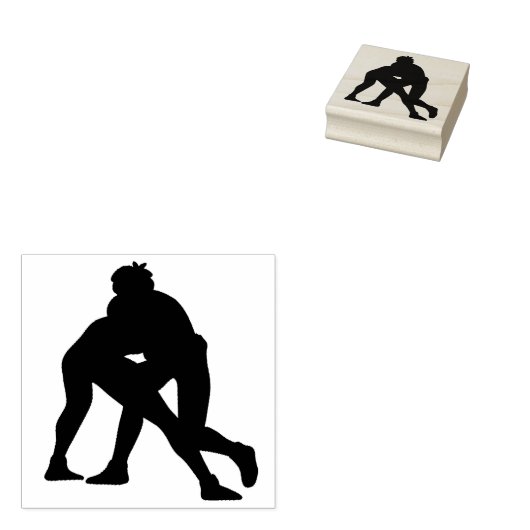 Wrestling Gummistempel (Stempel)