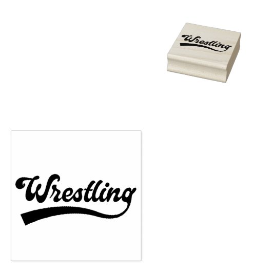 Wrestling Gummistempel (Stempel)
