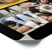 Wrestling High School Senior 13 Photo Collage Poster (Ecke)
