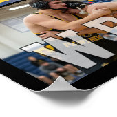 Wrestling High School Senior 7 Photo Collage Poster (Ecke)
