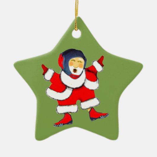 Wrestling Holiday Gift 2023 Keramikornament (Vorne)