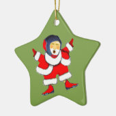 Wrestling Holiday Gift 2023 Keramikornament (Links)