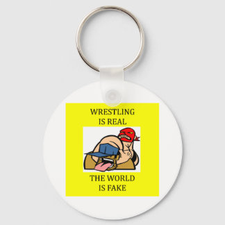 WRESTLING ist kein Fake Schlüsselanhänger