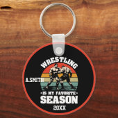 Wrestling ist meine Lieblingssaison Schlüsselanhänger (Rückseite)