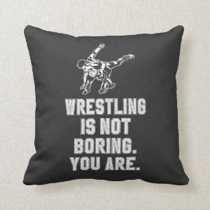 Wrestling ist nicht langweilig kissen