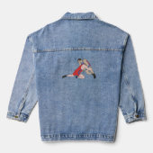 Wrestling Jeansjacke (Rückseite)