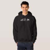Wrestling Judo Wrestler Human Evolution Hoodie (Vorne ganz)