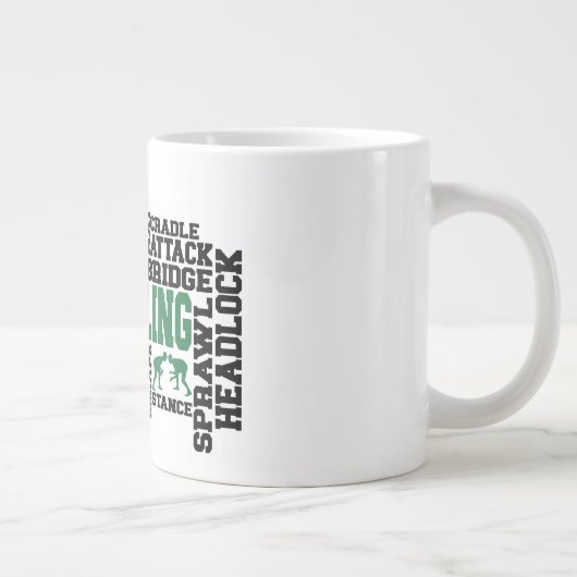 Wrestling - Jumbo-Tasse (Rechts)