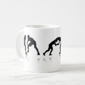 Wrestling Kaffeetasse (Vorderseite Links)