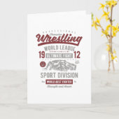 Wrestling Karte (Gelbe Blume)