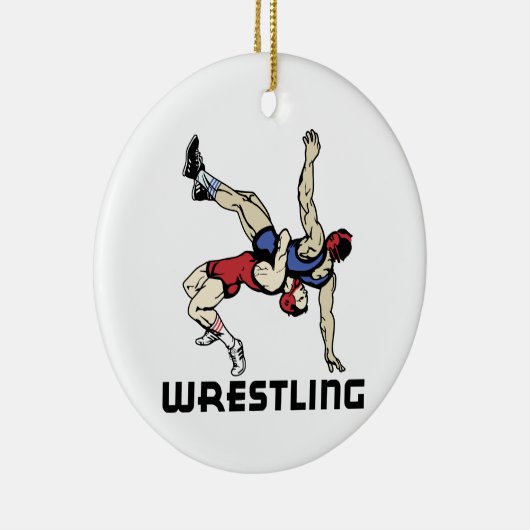 Wrestling Keramik Ornament (Rechts)