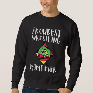 Wrestling Lucha Libre Pro Wrestler Wrestling Mama Sweatshirt