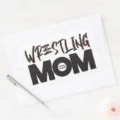 Wrestling-Mama-Aufkleber Rechteckiger Aufkleber (Umschlag)