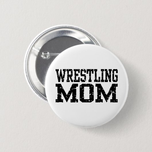 Wrestling Mama Button (Vorne & Hinten)