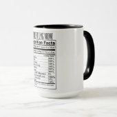 Wrestling Mama Ernährung Fakten Tasse (VorderseiteRechts)