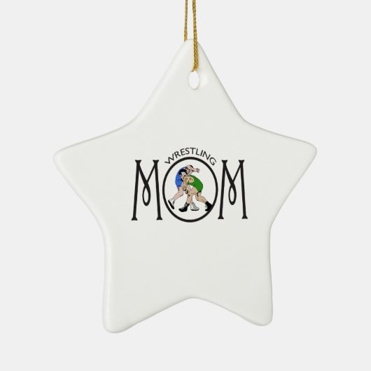WRESTLING-MAMA KERAMIKORNAMENT (Rechts)