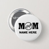 WRESTLING-MAMA-KNOPF (GEWOHNHEIT) BUTTON (Vorne & Hinten)