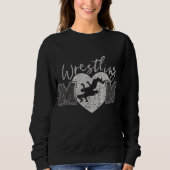 Wrestling-Mama Wrestling verschieben Sweatshirt (Vorderseite)