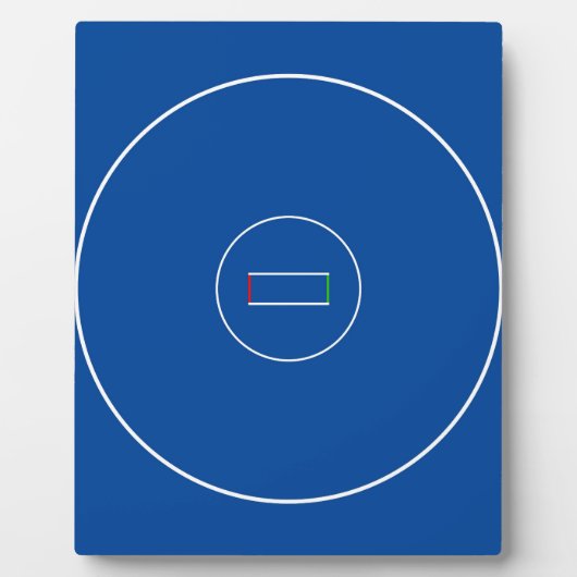 Wrestling Mat Fotoplatte (Vorderseite)