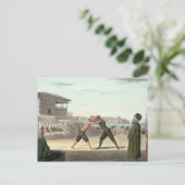 Wrestling Match, Konstantinopel (ohne Papier) Postkarte (Stehend Vorderseite)