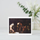Wrestling Match von Michael Sweerts Postkarte (Stehend Vorderseite)