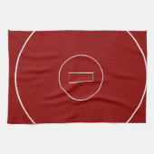 Wrestling-Matte Geschirrtuch (Horizontal)