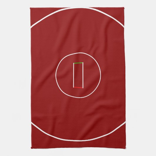 Wrestling-Matte Geschirrtuch (Vertikal)