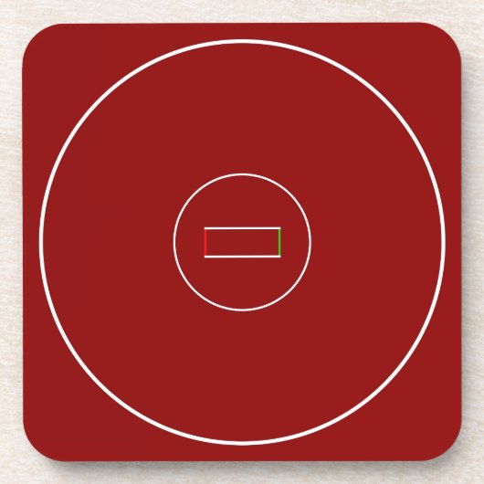 Wrestling-Matte Getränkeuntersetzer (Vorderseite)