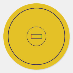 Wrestling-Matte Runder Aufkleber